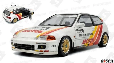 HONDA CIVIC (EG6) Works Mugen Racing 1991 - 1992 Solido Die Cast 1/18 S1810404 - Immagine 1 di 4