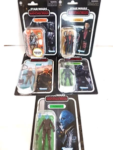 Star Wars Mandalorian Action Figures cardate nuovo set di 5 - Foto 1 di 11