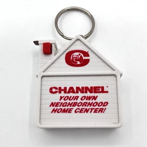 Llavero cinta métrica vintage años 70 canal hardware NJ Home Center promoción - Imagen 1 de 5