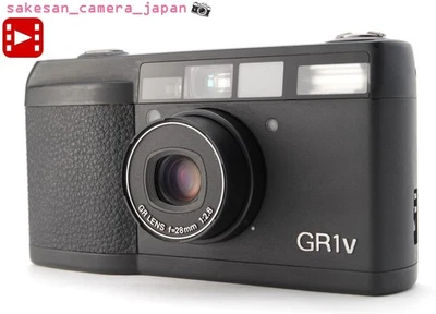 Read! [Exc+5] Ricoh GR1V Black 35mm Point Shoot Film Camera 28mm f2.8 From JAPAN - Image 1 of 4