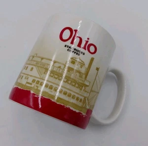 Starbucks Ohio Kaffeebecher Tasse Icon Steamboat rot 16oz 2009 - Bild 1 von 4