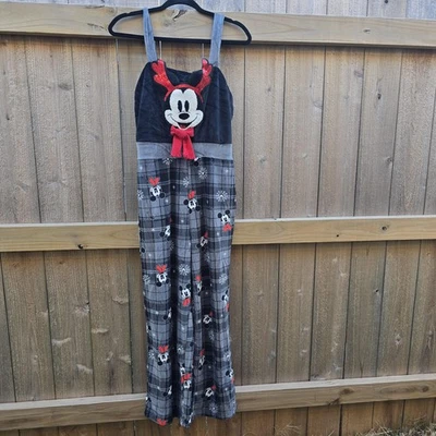 Disney Mickey Mouse Pijama Mujer Mediano Navidad Reno Una Pieza Mono Foto 1 de 4