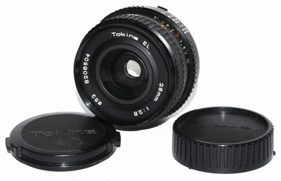 Tokina EL 28mm f/2.8 Wide Angle Manual Lens - Minolta MD Mount - Clean & Clear - Image 1 of 4