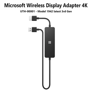 Microsoft Wireless Display Adapter 4K 3rd Gen Model 1942 - Picture 1 of 6