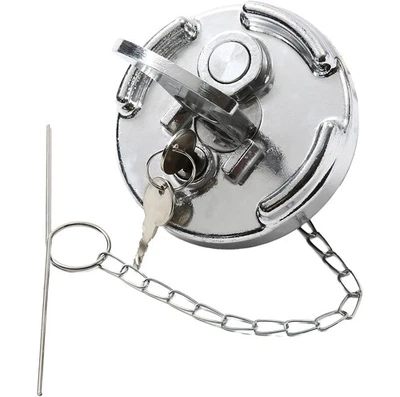 New For Peterbilt Aluminum Locking Diesel Fuel Cap Replaces# 11-04859-200 600212 - Image 1 of 4