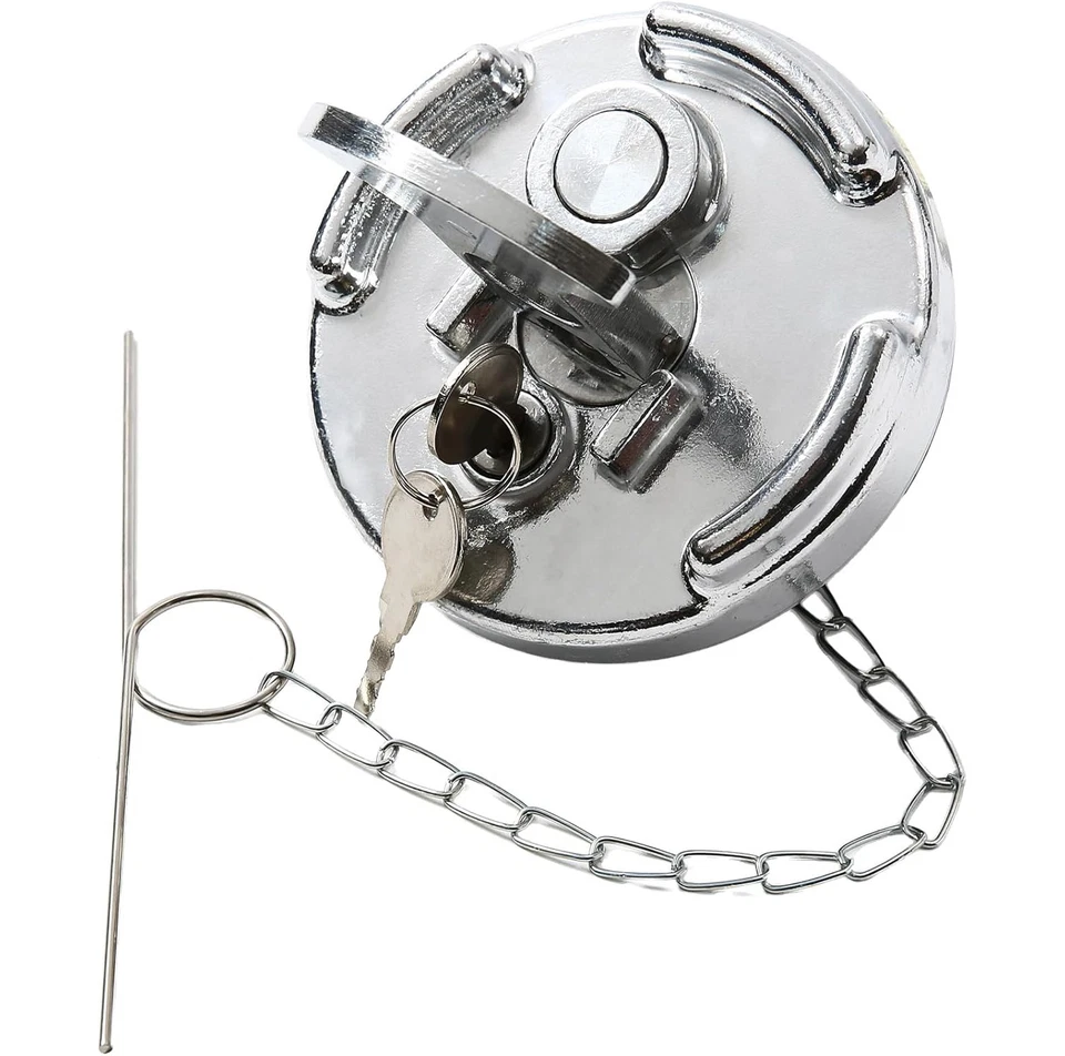 New For Peterbilt Aluminum Locking Diesel Fuel Cap Replaces# 11-04859-200 600212 Foto 1 de 4