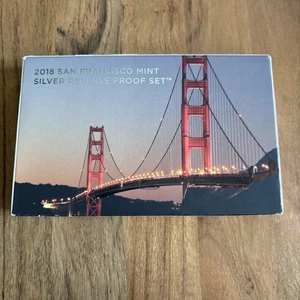 2018-S United States Mint Silver Reverse Proof Set With COA OGP - Picture 1 of 22