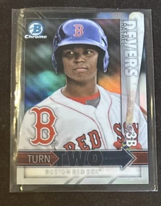 2016 Bowman - Chrome Turn Two Rafael Devers, Andrew Benintendi #TT-DM Refractor - Picture 1 of 2