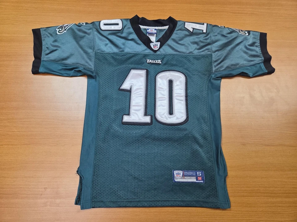 Philadelphia Eagles Football Jersey Youth Small Green NFL Reebok Jackson 10 - Image 1 of 4