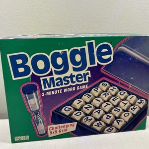 Boggle Master - 3 Minute Word Game - Big 5X5 Challenging Grid - Parker Brothers - Picture 1 of 4