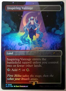 MTG: Secret Lair Hatsune Miku - Inspiring Vantage - FOIL Rare - VLP 1605 - Foto 1 di 1