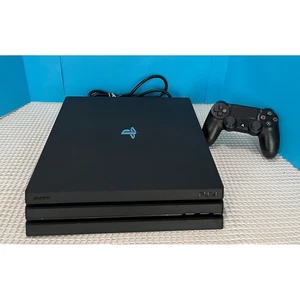 Sony PS4 Pro 1TB Console Black w/Controller-power cord tested working CUH-7015B - Picture 1 of 14