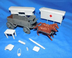 Classic Toy Soldiers ACW AMBUANCEL Wagon GRAY w/ GRAY TOPS - Picture 1 of 2