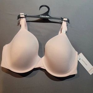 Calvin Klein Perfectly Fit Modern T-Shirt Bra F3837-680 36DD Pink New With Tags - Picture 1 of 8