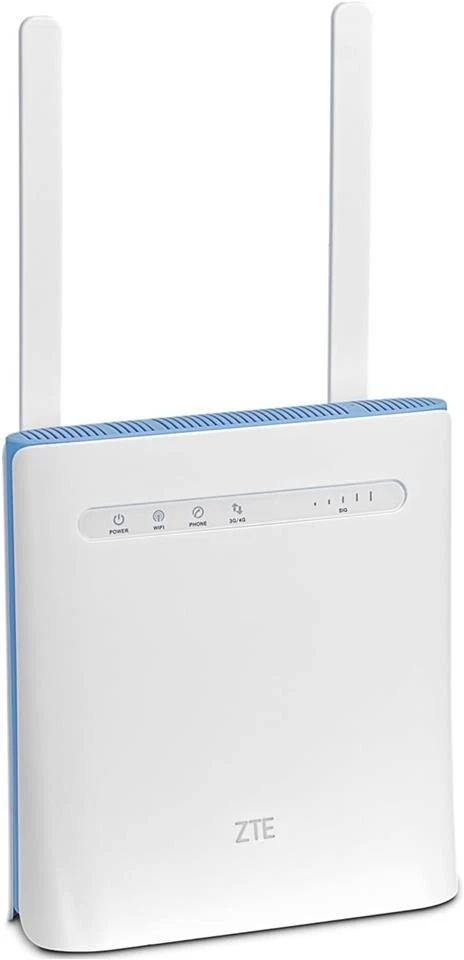 UNLOCKED ZTE MF286D 4G 600MBPS WIFI ROUTER. 2 x TEL PORTS + BRIDGE MODE - Image 1 of 4