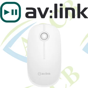 White 2.4Ghz Ultra-Slim Silent Wireless Mouse compatible w/ Windows & Mac OS PC - Picture 1 of 3