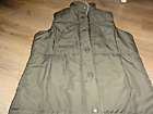 Mens Size Small reversible Gillet Green & Cream with 2 pockets on each side