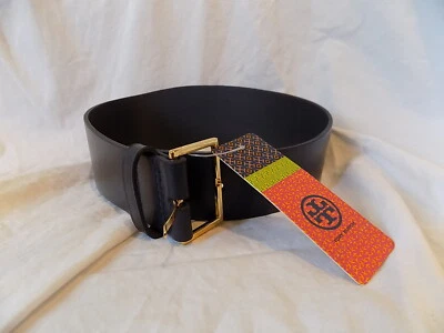 Nuevo con etiquetas Cinturón Mujer TORY BURCH Veneciano Azul Marino Contorneado XS (304) Foto 1 de 4