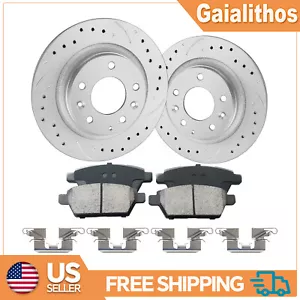 Rear Brake Rotors Brake Pads for Ford Fusion Lincoln MKZ Mazda 6 Mercury Milan - Picture 1 of 15