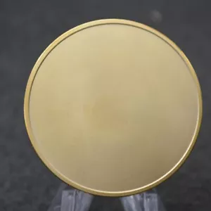 Gold für kundenspezifische Gravur Rohling Zinklegierung Laser gravierbare Herausforderung Münze Medaille - Bild 1 von 8