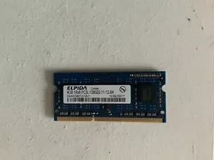 Elpida 4gb DDR3 PC3-12800s 1600mhz laptop SODIMM RAM High Performance memory - Picture 1 of 1