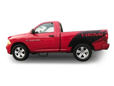 2009-2018 For Dodge Ram 1500 Decals Side Splatter Stripes Graphics Vinyl Sticker - Image 1 of 4