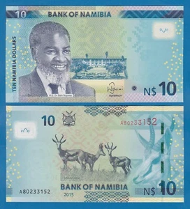 Namibia 10 Dollars P 16a 2015 UNC ( P 16 a ) - Picture 1 of 1