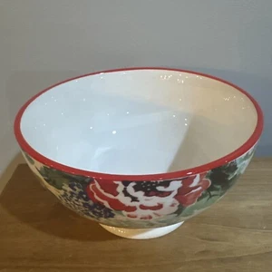 The Pioneer Woman Footed Country Garden Bowl 1 Piece Stoneware - Picture 1 of 6