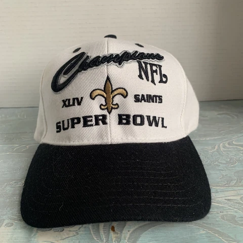 Saints NFL NEW New Orleans Saints Super Bowl XLIV Champions Hat Pre-owned Cover