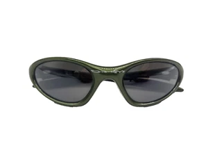 Vintage Oakley Minute 1.0 Green Glitter Sunglasses Made in USA - Picture 1 of 8