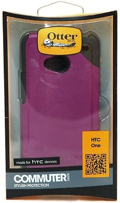 NEW Otterbox HTC One M7 Purple/Black Commuter Series Case Smart Phone Protection - Image 1 of 4