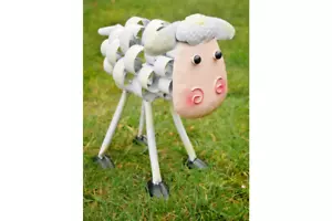 Schaf Garten Deko Lamm Spaß Metall Bauernhof Tier Bauernhof Skulptur - Bild 1 von 5