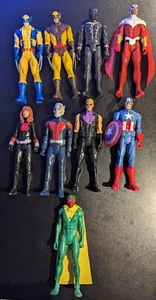 Titan Hero Series Lot Of 9 - Marvel Superheroes - Wolverine - Black Widow - etc - Picture 1 of 9
