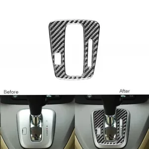 Carbon Fiber Console Gear Shift Panel Trim Cover For Honda CR-V CRV 2007-2011 - Picture 1 of 11