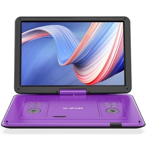 17,5’’ Tragbarer DVD Player mit 15,6’’ HD Display 6 Std. Wiederaufladbare Akku - Bild 1 von 9