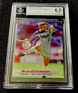 Brandi Chastain Rookie RARE 2001 USWNT FOR KIDS USA Soccer Champs BGS 6.5 - Picture 1 of 2