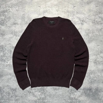 Allsaints Distressed Merino Wool Sweater Men's Size XL Long Sleeve - Image 1 of 4