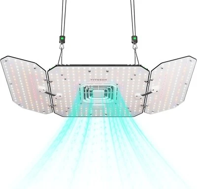 VIVOSUN AW200 2-in-1 Circulation Fan LED Grow Light Tunable Spectrum for 2x4ft - Image 1 of 4