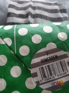 SNAG F HOMEBREW stripey marl 80 denier BEETLEJUICE TIGHTS - Picture 1 of 1