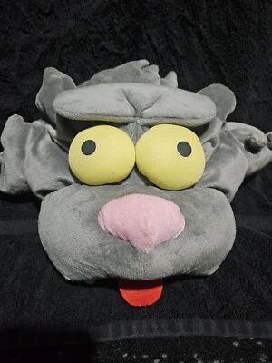 Universals Simpsons Scratchy El Gato Peluche Cabeza Sombrero CosPlay Disfraz Usado en Excelente Condición Foto 1 de 4