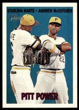 2016 Topps Heritage Starling Marte / Andrew McCutchen #266 Pittsburgh Pirates