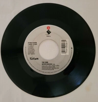 THE CURE Never Enough  Harold and Joe 45 Vinyl 7" Good Cond Record Elektra 1990 - Image 1 of 4