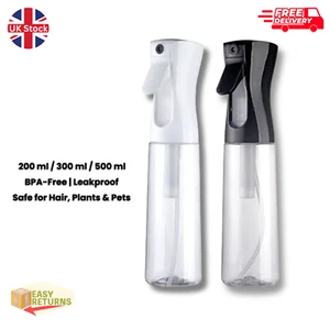 200-500ml Fine Mist Hairspray Bottle Salon Haircut Spray Water Hairdressing UK - Picture 1 of 12