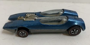Vintage Hot Wheels Redline 1969 Light Blue Aqua Splittin' Image White Int. - Picture 1 of 6