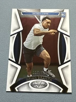2023 Certified Football BRIAN BRANCH Rookie /399 #175 Detroit Lions 🔥🔥 - Image 1 of 3