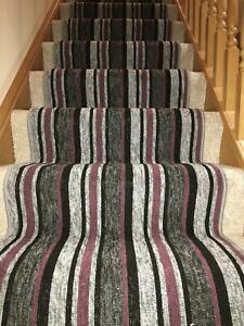 STAIR OR HALL CARPET RUNNER Black,Cream,Beige, Caramel made to measure any size