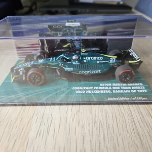 1:43 Aston Martin Formula One Team Nico Hülkenberg Bahrain GP 2022 Minichamps - Picture 1 of 6