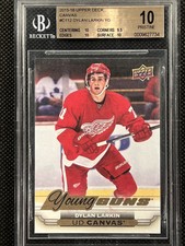 2015-16 Dylan Larkin Upper Deck Canvas YG RC #C112 BGS 10 Pristine!