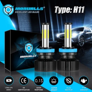 6 Sides H11 LED Headlight Globes White Low Beam Bulbs For Toyota RAV 4 2005-2012 - Picture 1 of 12