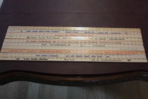 10 Yardstick Wood Wooden Ruler Lot Advertising Sign Color Art Craft Hobby - Picture 1 of 8